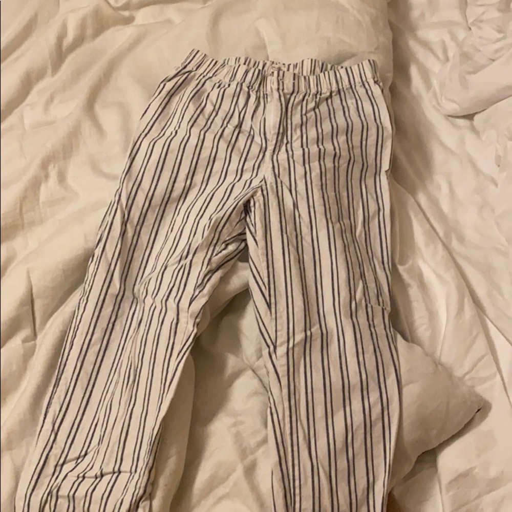 Brandy melville striped tilden pants.